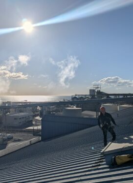 31.03.2026 GROUPEAVRIL CENTREGRAIN à Sète Intervention urgence sur Skydome défectueux 1